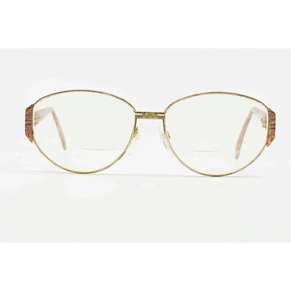 Silhouette Eyeglasses Womens Gold Tortoise M6156 730 V6051 52-15 130
